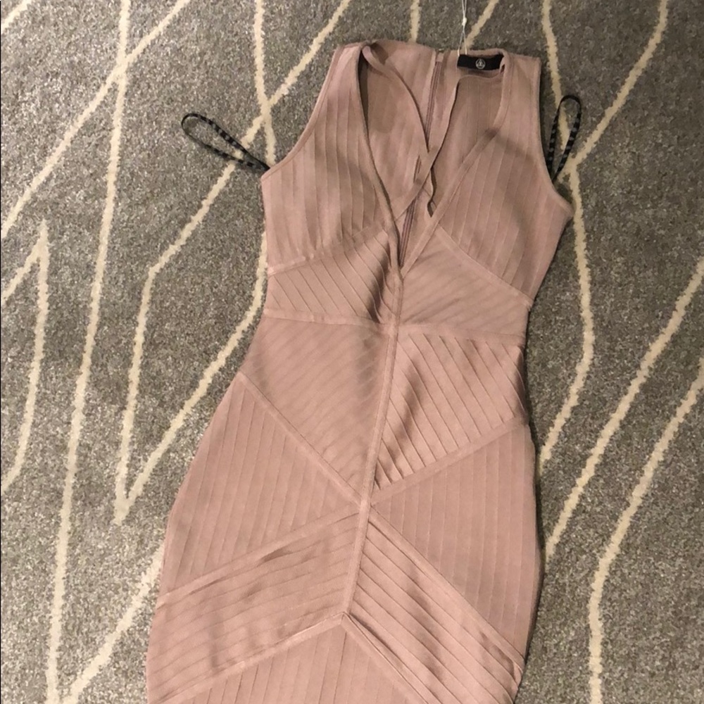 Misguided dusty rose bodycon dress - Picture 5 of 7